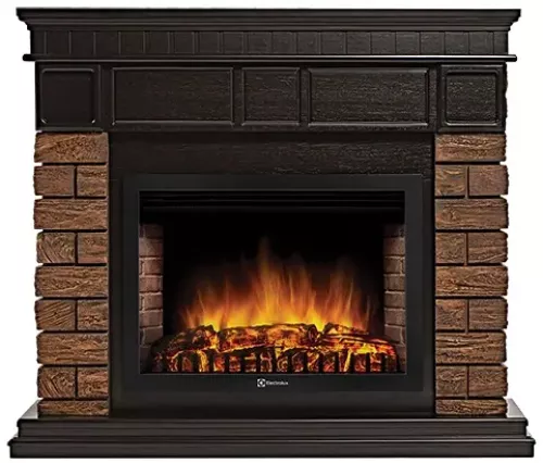 Каминокомплект Electrolux портал Bricks Wood 25 с очагом EFP/P-2520LS