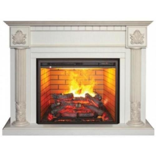 Каминокомплект RealFlame портал Imperia 33/26 WT с очагом 3D Cassette 630 со вставкой