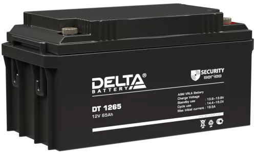 Аккумуляторная батарея Delta DT 1265 (12V/65Ah)