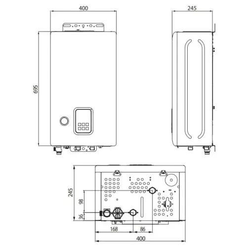 Электрический котел Navien EQB-12HW